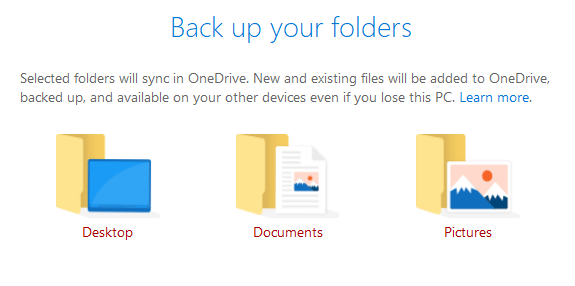 Sichern Sie Ihre Computerordner – OneDrive