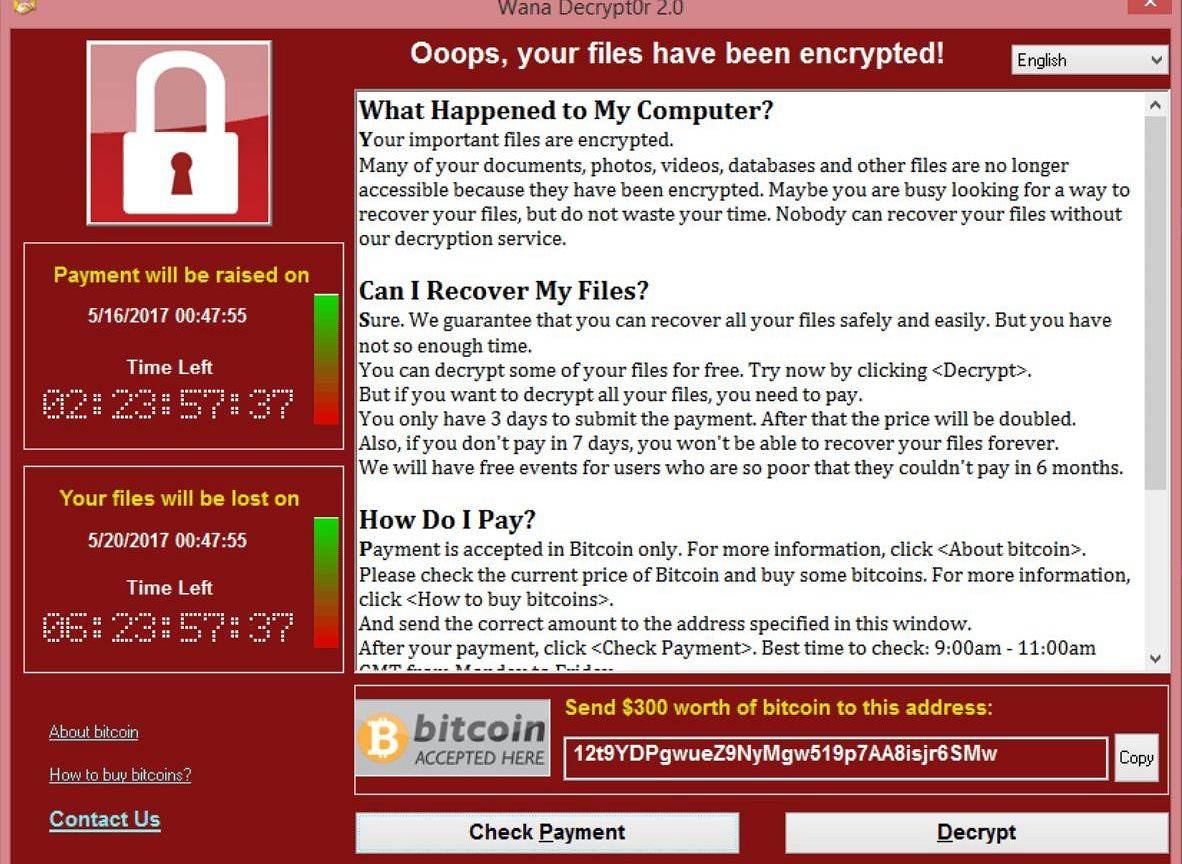 atak ransomware