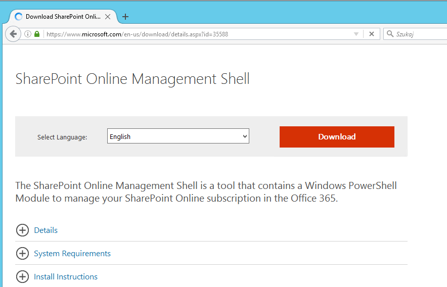 SharePoint Online-Verwaltungsshell