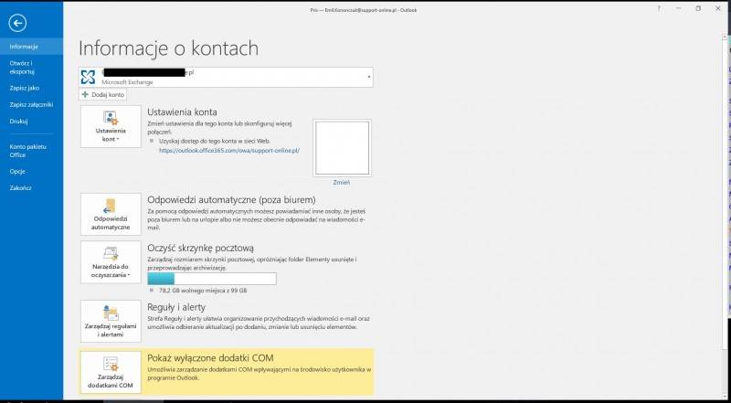 Hauptmenü von Microsoft Outlook