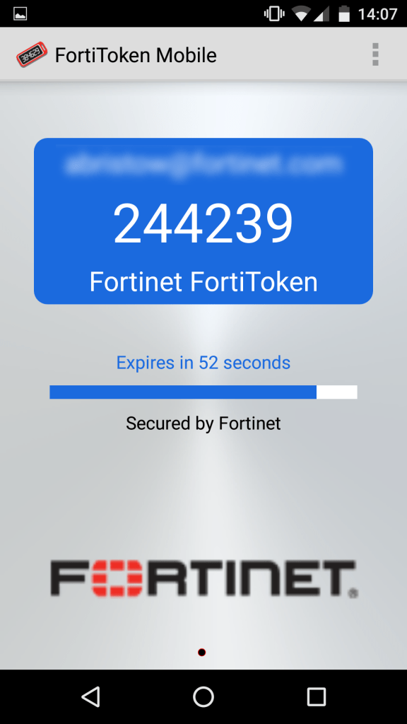 Fortinet FortiToken