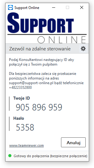 SolQS-Programm für Fernunterstützung