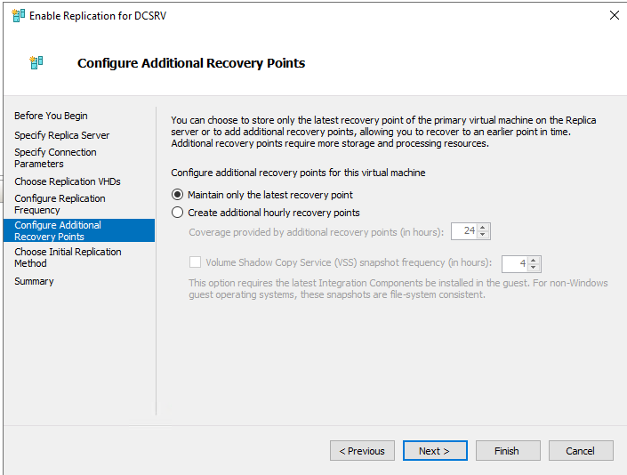 Hyper-V – Replikationskonfiguration für Windows Server 2019