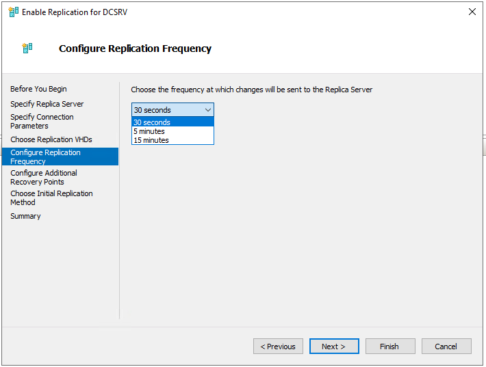 Hyper-V – Replikationskonfiguration